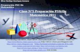 Clase  n°5 de psu matemática 2011   números i y reales