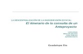 LA DESCENTRALIZACIÓN DE LA RADIODIFUSIÓN ESTATAL: El itinerario de la consulta de un Anteproyecto CARAVANAS MESA DE DIÁLOGO FORO PÚBLICO ANTEPROYECTO Guadalupe.