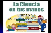 LA PSICOLOGÍA COMO CIENCIA - ESCUELA GESTALTICA -FANNY JEM WONG