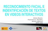 Reconocimiento facial e identificación de textos en videos interactivos - Ramis - Perales - Bibiloni