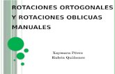 Rotaciones Ortogonales y Rotaciones Oblicuas Manuales