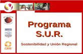 Programa S.U.R. Sostenibilidad y Unión Regional. Ecuador - Perú integracion fronteriza Ecuador - Perú Acuerdo Amplio Ecuatoriano - Peruano de Integración.