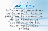 FASEP n°695 Colombia1 Enfoque del Mecanismo de Desarrollo Limpio (MDL) en la renovación de la Plantas de Tratamiento de las Aguas Residuales (PTAR)