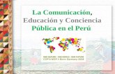 La Comunicación, Educación y Conciencia Pública en el Perú