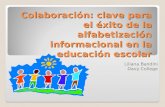 Colaboración: clave para el éxito de la alfabetización informacional en la educación escolar Liliana Bandini Davy College.