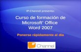 Curso De FormacióN De Microsoft® Office Word 2007