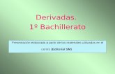 Presentación elaborada a partir de los materiales utilizados en el centro (Editorial SM) Derivadas. 1º Bachillerato.