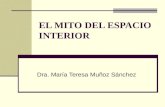 EL MITO DEL ESPACIO INTERIOR Dra. María Teresa Muñoz Sánchez.