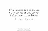 Una introducción al costeo económico en telecomunicaciones D. Mark Kennet Seminario Internacional de Regulación de Servicios Telefónicos y de Información.