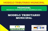 MODELO TRIBUTARIO MUNICIPAL PROMUDEL PROGRAMA MUNICIPIOS PARA EL DESARROLLO LOCAL.
