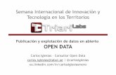 Servicios de publicación y explotación de datos en abierto - Open Data
