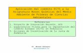 Referencias 1.Proyecto de Innovación Docente, UCO 2.Experiencias Piloto para la Implantación del Crédito Europeo (ECTS) en Andalucía 3.Acciones de Incentivación.