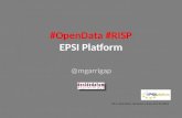 #OpenData #RISP Epsi Platform