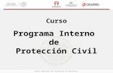 Centro Nacional de Prevención de Desastres Curso Programa Interno de Protección Civil.