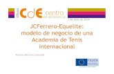 JCFerrero-Equelite: modelo de negocio de una Academia de Tenis internacional