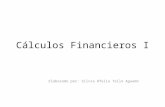 Cálculos Financieros I Elaborado por: Silvia Ofelia Tello Aguado.