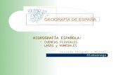 Gerardo Delgado - Mitxel Olabuenaga HIDROGRAFÍA ESPAÑOLA: CUENCAS FLUVIALES CUENCAS FLUVIALES LAGOS y HUMEDALES LAGOS y HUMEDALES.
