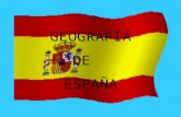 GEOGRAFÍA DE ESPAÑA. España se encuentra en el suroeste de Europa. Forma con Portugal la Península Ibérica España limita al norte con el mar Cantábrico.