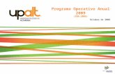 Programa Operativo Anual 2009 (POA 2009) Octubre de 2008.