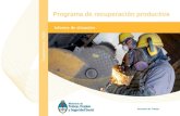 1 Septiembre 2009 Informe de situación Programa de recuperación productiva Secretaría de Trabajo.