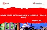 AEROPUERTO INTERNACIONAL CHINCHERO – CUSCO (AICC) Febrero 2014.