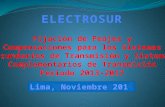 INTRODUCCIÓN La Empresa Regional de Servicio Público de Electricidad - Electrosur S.A, fue creada por Ley N° 24093, el 28 de Enero de 1985. Su actividad.