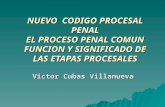 Etapas procesales en el NCPP por Dr. Cubas Villanueva