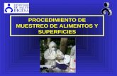 1 PROCEDIMIENTO DE MUESTREO DE ALIMENTOS Y SUPERFICIES.