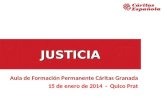 Ponencia Justicia, Quico Prat. 15 de Enero del 2014