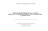 Procedimiento civil: Juicio ordinario de mayor cuantía - Ignacio Rodriguez Papic (Actualizado por el profesor Cristian Maturana)