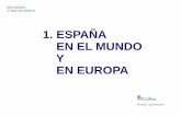 Tema 1 España en el mundo y en Europa