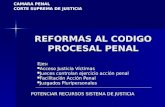 Presentación reformas código procesal penal Guatemalteco
