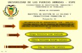 UNIVERSIDAD DE LAS FUERZAS ARMADAS - ESPE TEMA: IMPLEMENTACIÓN DE HERRAMIENTAS QSB - QUALITY SYSTEMS BASICS EN EL PROCESO DE PRODUCCIÓN DE EMBLEMAS AUTOMOTRICES.