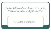 Biofertilizantes. Importancia, Elaboración y Aplicación R. Carlos Burbano V.