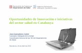 Conferencia oportunidades de innovacion en salud en cataluña