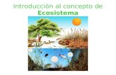 Introducción al concepto de Ecosistema. Ecosfera Ecosfera, biosfera y ecosistema. Los biomas. Componentes bióticos y abióticos de los ecosistemas. Interrelaciones.