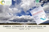Julian R - Adaptacion de la agricultura colombiana al cambio climatico UPRA May 2014