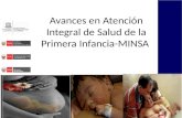 Avances en Atención Integral de Salud de la Primera Infancia-MINSA.