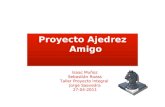 Proyecto Ajedrez Amigo Synddy Herrera Isaac Muñoz Sebastián Rozas Taller Proyecto Integral Jorge Saavedra 27-04-2011.