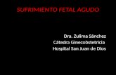 SUFRIMIENTO FETAL AGUDO Dra. Zulima Sánchez Cátedra Ginecobstetricia Hospital San Juan de Dios.