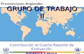 GRUPO DE TRABAJO II Contribución al Cuarto Reporte de Evaluación. América Latina. Presentaciones Regionales.