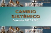 CAMBIO SISTÉMICO Proyecto 2007-2009. 1. ANTECEDENTES Promover los cambios sistémicos a través de los apostolados al servicio de los pobres de los miembros.