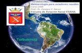 Turbulencia Meteorología para aviadores navales Curso 2006 Prof.: Dr. Gustavo V. Necco Escuela de Aviación Naval ESANA.