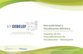Normatividad y Fiscalización Eléctrica Impacto de los Procedimientos de Fiscalización - Osinergmin.