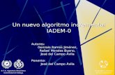 Un nuevo algoritmo incremental IADEM-0 Autores: Gonzalo Ramos Jiménez, Rafael Morales Bueno, José del Campo Ávila Ponente: José del Campo Ávila Lenguajes.