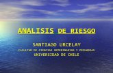 ANALISIS DE RIESGO SANTIAGO URCELAY FACULTAD DE CIENCIAS VETERINARIAS Y PECUARIAS UNIVERSIDAD DE CHILE.