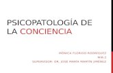PSICOPATOLOGÍA DE LA CONCIENCIA MÓNICA FLORIDO RODRÍGUEZ MIR-2 SUPERVISOR: DR. JOSÉ MARÍA MARTÍN JIMÉNEZ.