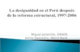 Miguel Jaramillo, GRADE Jaime Saavedra, World Bank.