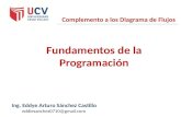 Fundamentos de la Programación Ing. Eddye Arturo Sánchez Castillo eddiesanchez0710@gmail.com Complemento a los Diagrama de Flujos.