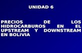 UNIDAD 6 PRECIOS DE LOS HIDROCARBUROS EN EL UPSTREAM Y DOWNSTREAM EN BOLIVIA.
